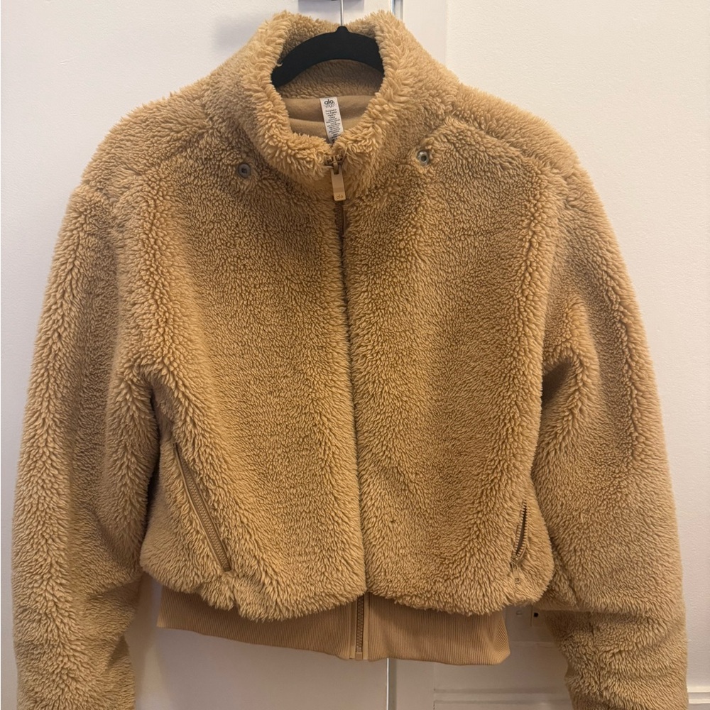 ALO Yoga Tan Sherpa Jacket